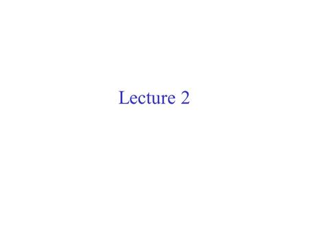 Lecture 2. Recapitulation Algorithm complexity analysis Point to point routing algorithms –Dijkstra –Bellman-Ford Questions?