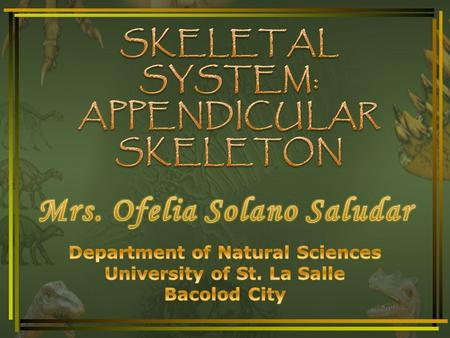 Mrs. Ofelia Solano Saludar