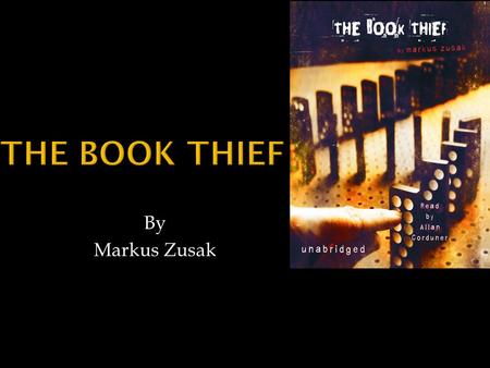 By Markus Zusak.  Liesel's loses one family, and gains another.  For reasons unknown to us at the time, Liesel's mother is taking Liesel and her little.