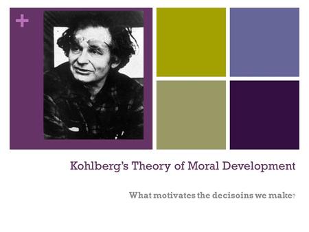 Kohlberg’s Theory of Moral Development