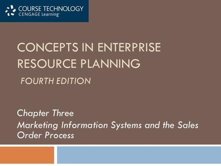 Concepts in Enterprise Resource Planning Fourth Edition