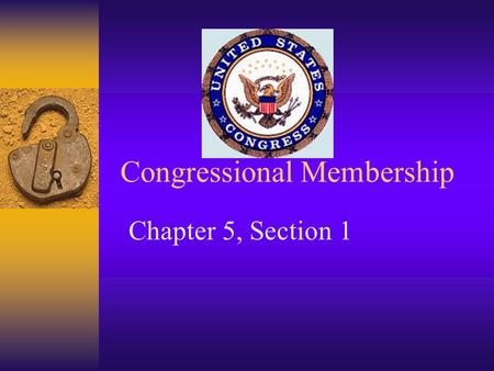 Congressional Membership