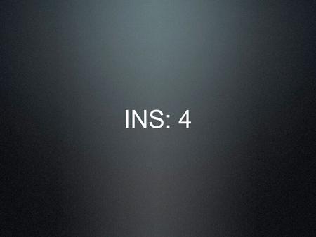 INS: 4. The common law Some things we tried to cover: What is ‘common law’? Where does it come from? How do we know what it is? How did it get that way?