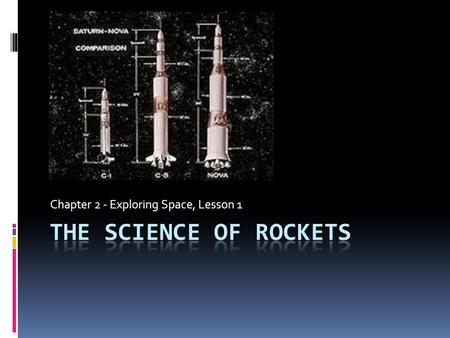 Chapter 2 - Exploring Space, Lesson 1