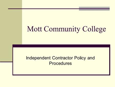 Mott Community College