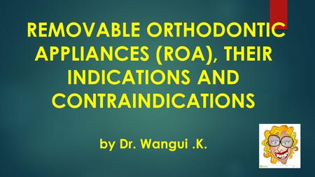 Objectives Definition of ROA Brief History of ROA Mode of Action Components of ROA Indications & Contraindications of ROA.