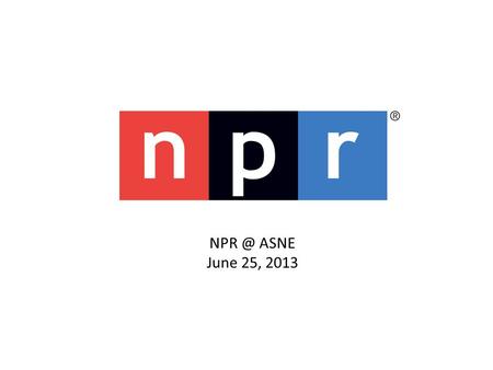 ASNE June 25, 2013. Getting to Diversity The Challenge Loss of numbers Loss of champions Loss of momentum One Approach Bite off what you can chew.