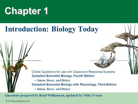 Introduction: Biology Today