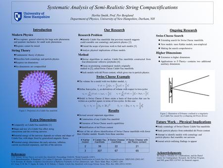 Introduction Modern Physics Two regimes: general relativity for large scale phenomena and quantum mechanics for small scale phenomena Regimes cannot be.