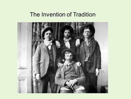 The Invention of Tradition. Ingredients of tourism Heritage tourists as consumers in an experience economy – Prior knowledge of heritage – Expectations.