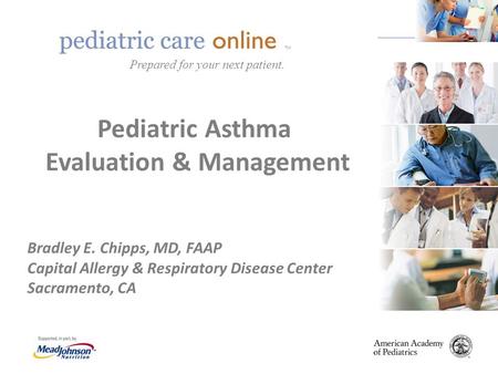 Pediatric Asthma Evaluation & Management