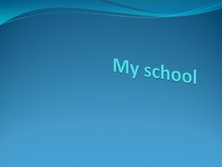 My schoolday starts very early. I get up at seven o’clock and the first thing I do, I open the window to see what the weather is like and start thinking.