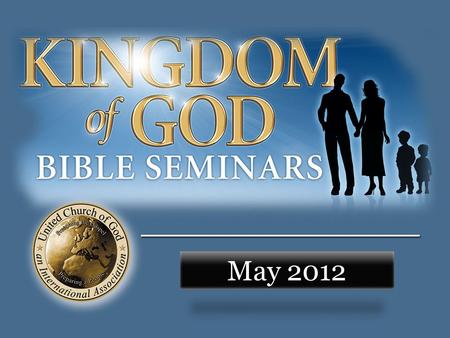 May 2012. Matthew 24:14 And this gospel of the kingdom will be preached in all the world as a witness to all the nations, and then the end will come.