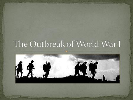 Militarism Alliances Imperialism Nationalism Glorification of the military Leads to increased suspicions between countries & made war more likely Readiness.