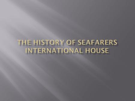  1873-1895 Parish based immigrant focus including seafarers in partnership with the German Seamen’s Mission  1895- 1898 rented two houses on Moore.