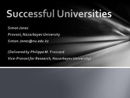 Successful Universities