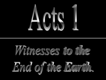 BNEW 213 – Acts of Apostles – Bruce McLarty – Fall 2011 Name: _____________________________Date: _______________ I have read the entire book of The Acts.