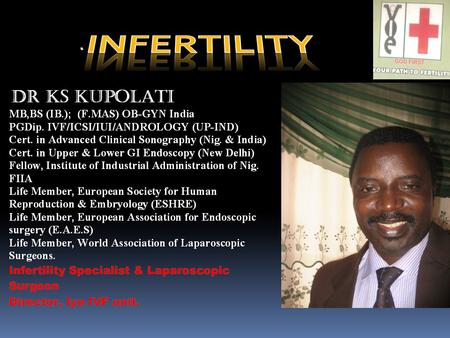 TYPES OF INFERTILITY PRIMARY INFERTILITY SECONDARY INFERTILITY.