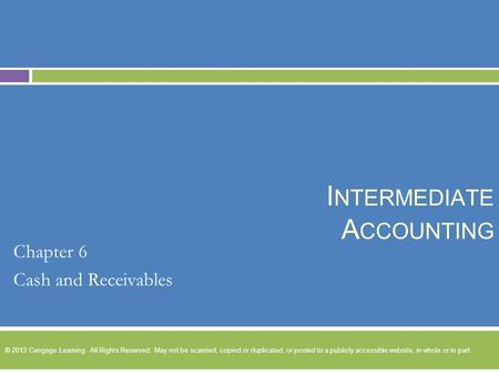 Intermediate Accounting