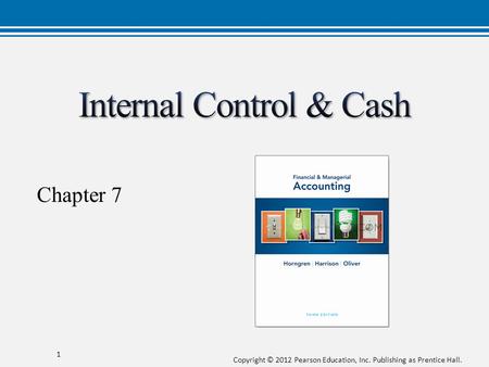 Internal Control & Cash