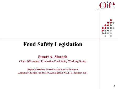 Food Safety Legislation