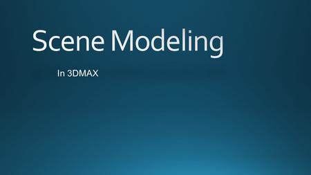 In 3DMAX. Autodesk 3ds Max, formerly 3D Studio Max, is 3D computer graphics software for making 3D animations, models, and images. It was developed and.