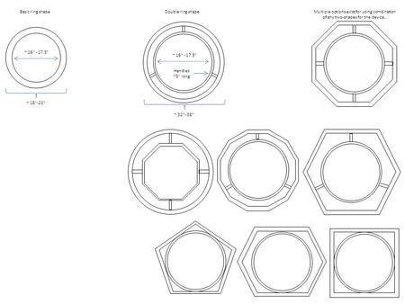 Basic ring shape Double ring shape