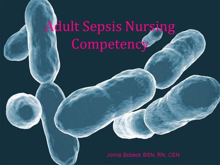 Adult Sepsis Nursing Competency