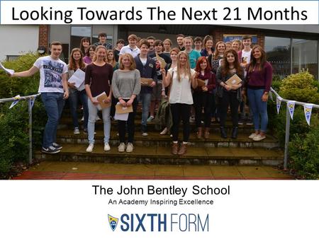 The John Bentley School An Academy Inspiring Excellence Looking Towards The Next 21 Months.