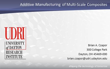 Additive Manufacturing of Multi-Scale Composites