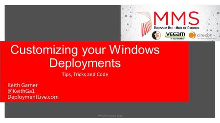 Customizing your Windows Deployments