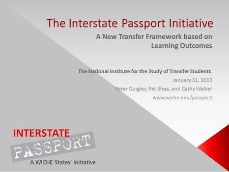 Re: General Education  What transfer obstacles do you face?  What is your experience negotiating transfer in your own state or system?  What efforts.