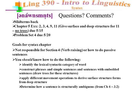 Questions? Comments? Midterms back