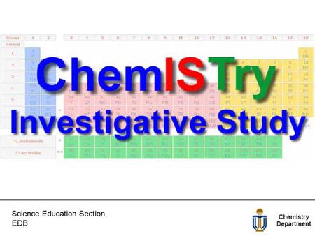 Science Education Section, EDB. Miss Soo May Kei Target group: S6 Student.