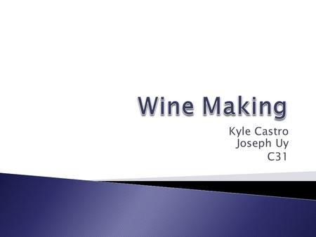 Kyle Castro Joseph Uy C31.  Grapes grow in clusters of 6 to 300, and can be crimson, black, dark blue, yellow, green and pink  Grapes are about 80 percent.