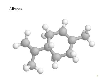 1 Alkenes. 2 Alkanes:C n H 2n+2 saturated hydrocarbons Alkenes:C n H 2n unsaturated hydrocarbons ethene (ethylene) propene (propylene) 2-methylpropene.