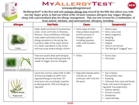 Cedar seeds are found in mountainous areas - most commonly in Arkansas, Missouri, Texas and Mexico. Although most cedars pollinate and cause allergy symptoms.