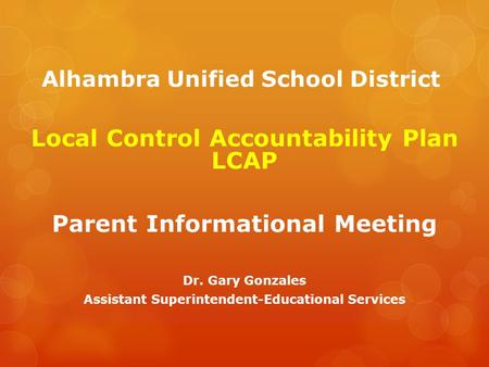 Alhambra Unified School District