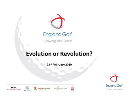 Evolution or Revolution? 23 rd February 2010. “A gradual development to a more complex form” or “A far reaching and drastic change”