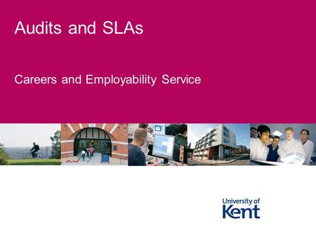 Careers and Employability Service Audits and SLAs.