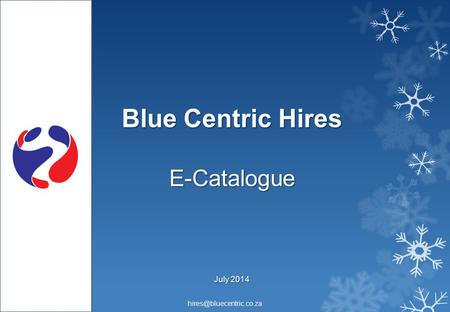 Blue Centric Hires E-Catalogue July 2014