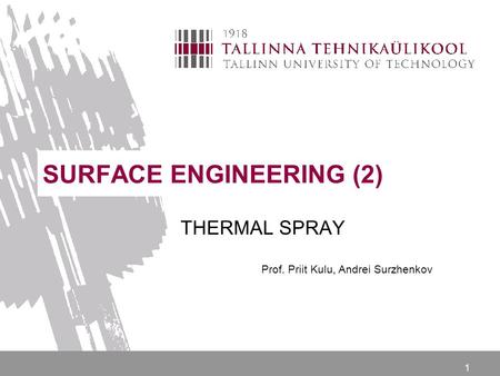 SURFACE ENGINEERING (2)