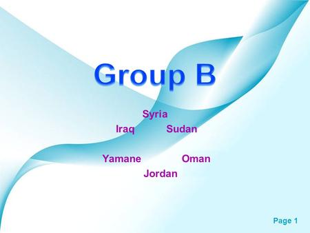 Powerpoint Templates Page 1 Syria Iraq Sudan Yamane Oman Jordan.