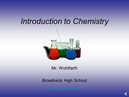 Introduction to Chemistry