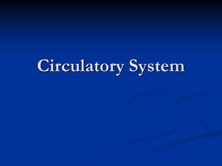 Circulatory System The Heart’s Exterior Circulation of the Heart.