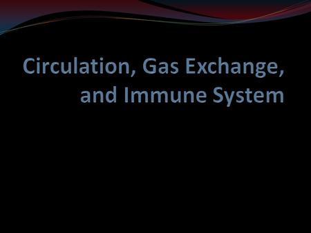 Circulation and Gas Exchange KnowWant to Know Gastrovascular Cavity vs. Open Circulatory System vs. Closed Circulatory System Label the systems above.