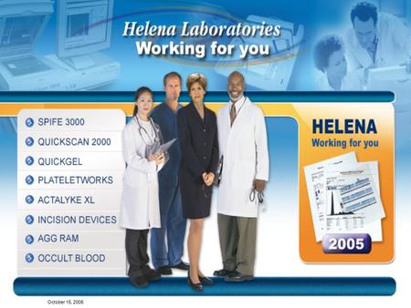 October 15, 2005. Scan anything large or small in seconds: 10-sample to 100-sample gels or L/S plates QuickScan 2000 New Software Release Customized interpretive.