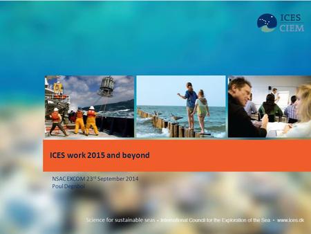 ICES work 2015 and beyond NSAC EXCOM 23 rd September 2014 Poul Degnbol.