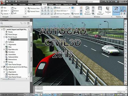 AUTOCAD CIVIL3D 2013.