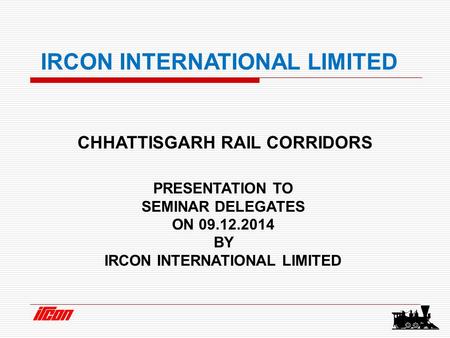 IRCON INTERNATIONAL LIMITED